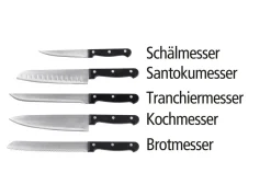 Messerblock, 6-teilig, mit 5 Messern