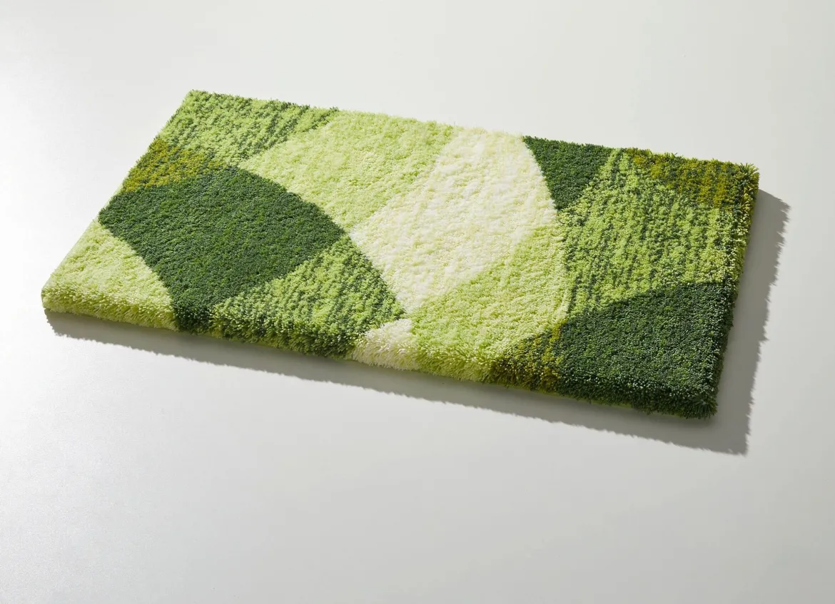 Modern dessinierte Badgarnitur in Supersoft-Qualität