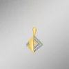 Moderner Anhänger mit Diamanten