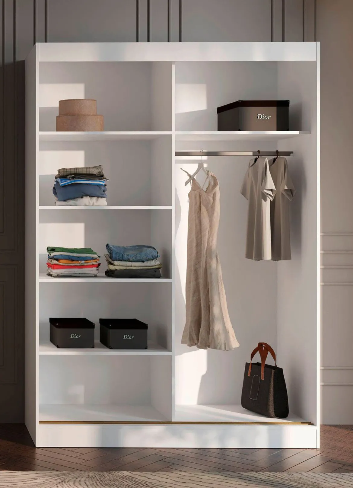 Moderner Schwebetürenschrank