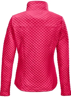 Modische Damen-Stretch-Jacke mit Jaquard-Steppmuster