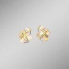 Modische Knoten-Clipstecker in Tricolor