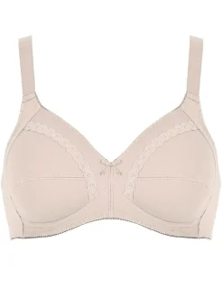 Naturana Zweierpack BH mit dekorativem Spitzenband in den Cups