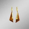 Ohrringe aus Gold mit Tigerauge