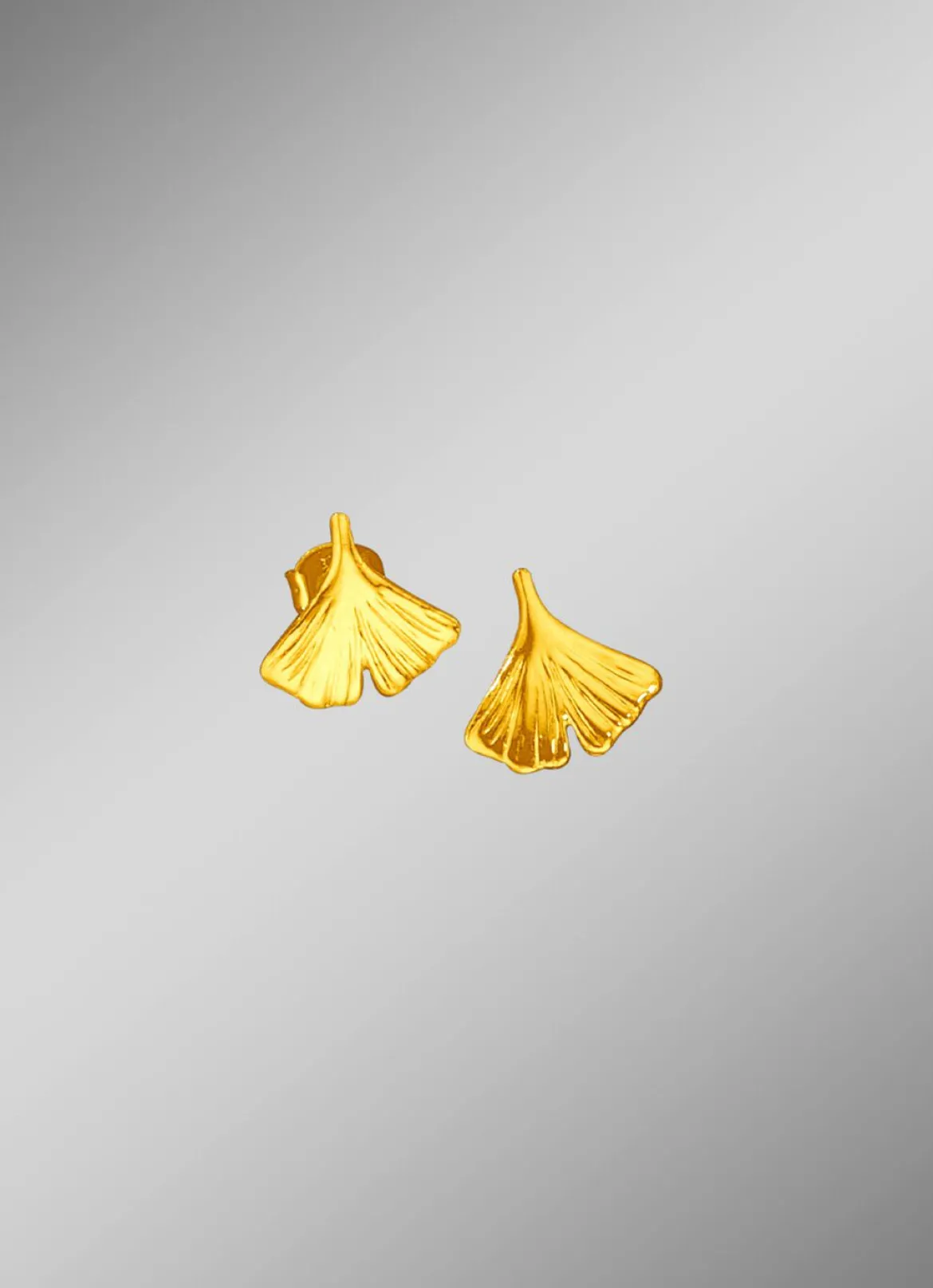 Ohrstecker Ginkgoblatt