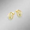 Ohrstecker mit Brillanten und Peridot