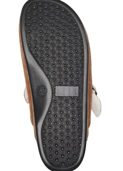 Pantoffel aus weichem Veloursleder