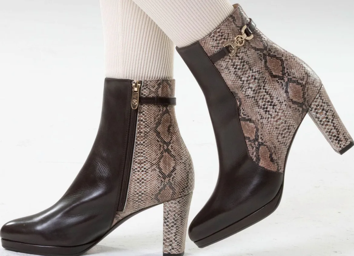 Peter Kaiser, trendige Damen-Stiefeletten, mit Reißverschluss