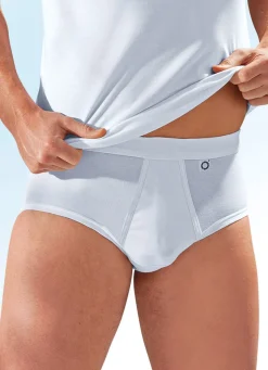 Pfeilring Dreierpack Slips aus Feinjersey, weiß