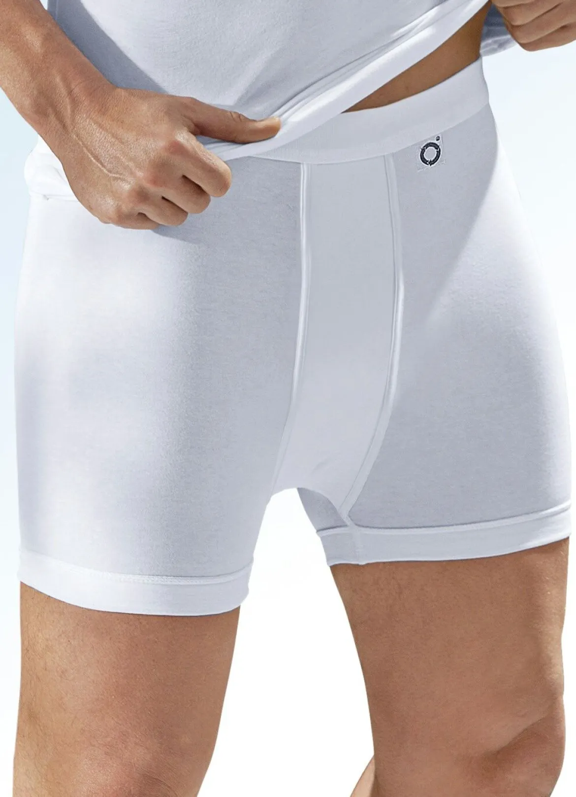 Pfeilring Dreierpack Unterhosen aus Feinjersey, weiß