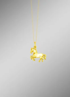 Pferde-Anhänger aus Gold
