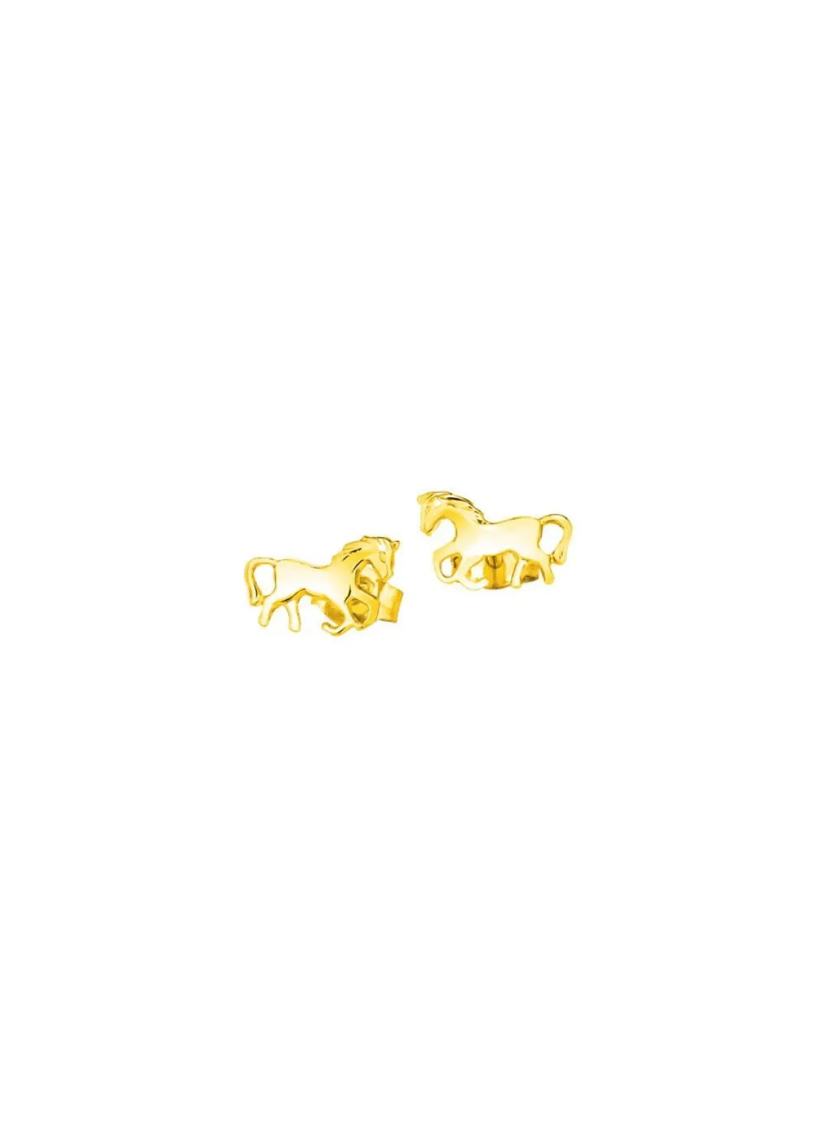 Pferde-Ohrstecker aus Gold