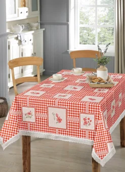Pflegeleichte Wachstuch-Tischdecke