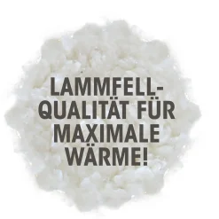 Plüsch-Hausschuhe in Wildleder-Optik