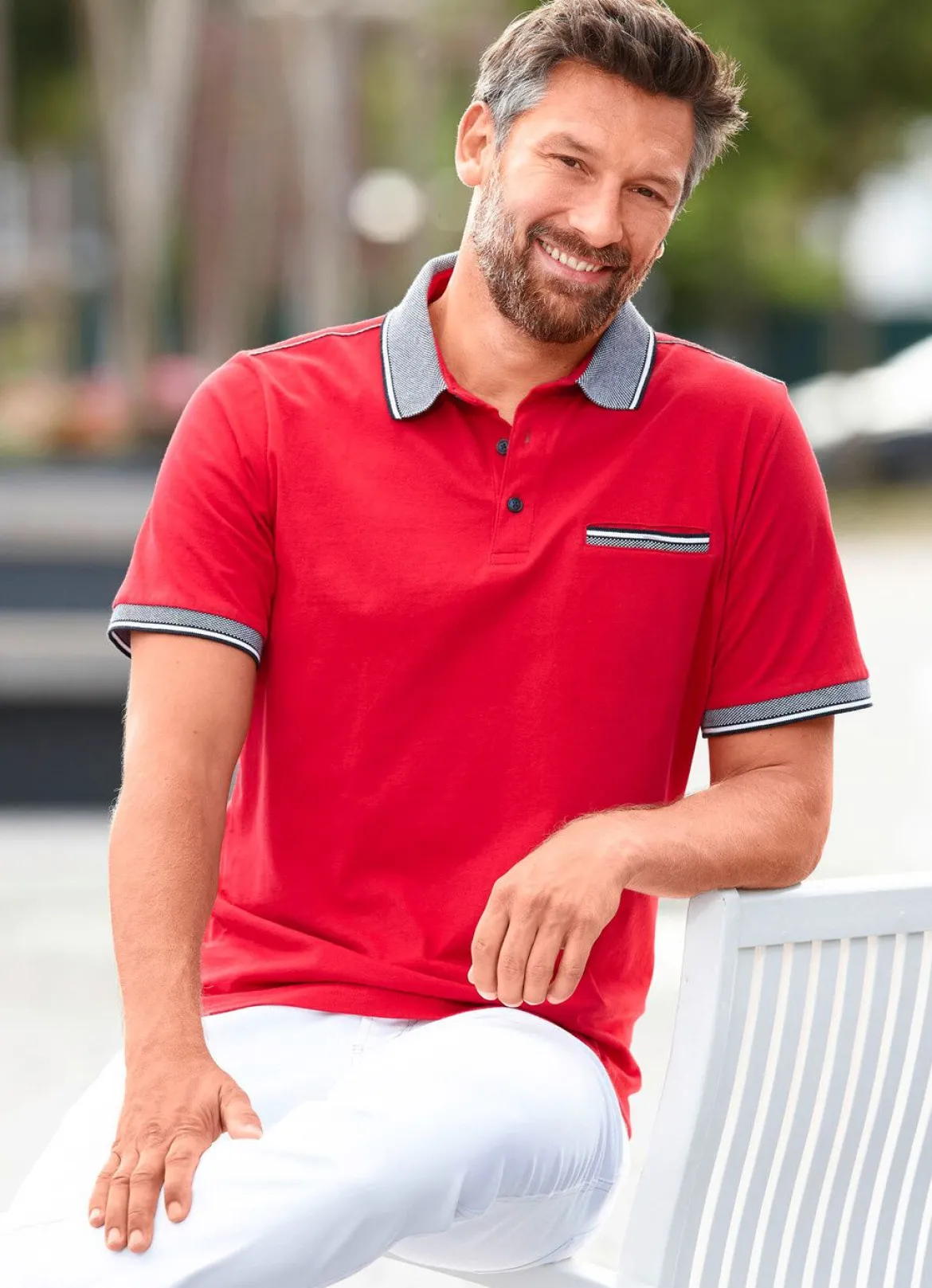 Poloshirt in 3 Farben