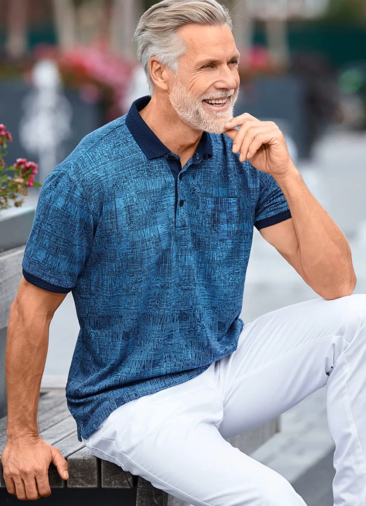 Poloshirt mit Brusttasche