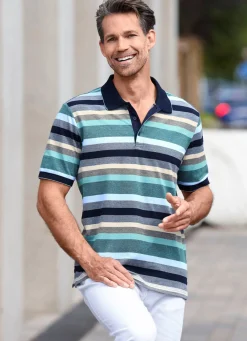 Poloshirt mit Knopfleiste