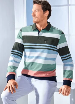 Poloshirt mit Reißverschluss-Brusttasche