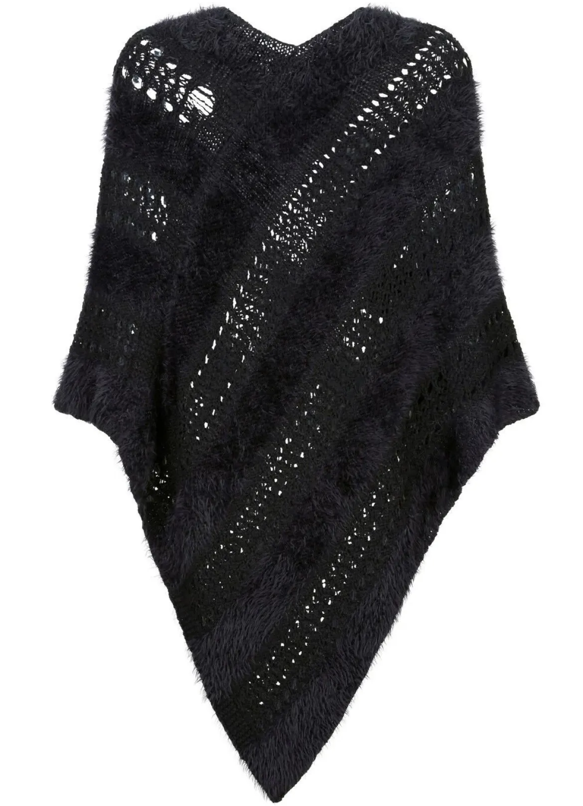 Poncho in Garnmix