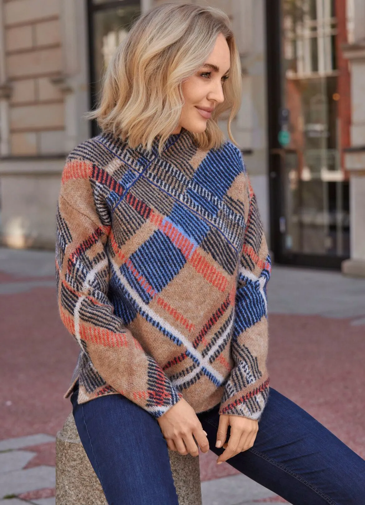 Pullover aus Jacquard