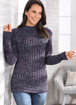 Pullover in aufwendiger Melange-Optik