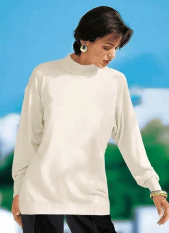 Pullover in Feinstrick mit Schurwolle