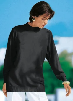 Pullover in Feinstrick mit Schurwolle