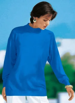 Pullover in Feinstrick mit Schurwolle