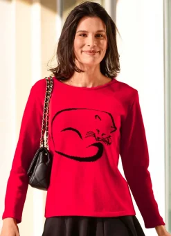 Pullover in Garnmix