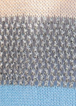 Pullover in Garnmix mit Glanzeffekt