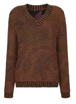 Pullover in Grobstrick