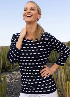Pullover in Mustermix