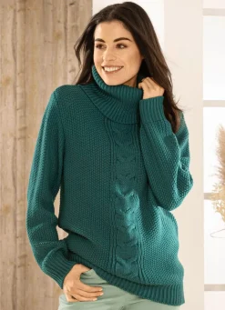 Pullover in Reiskornstrick