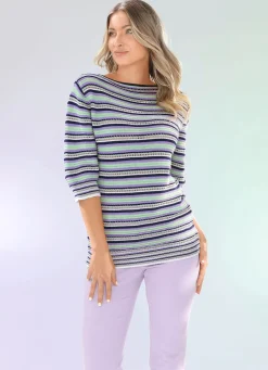 Pullover in Ringeldessin