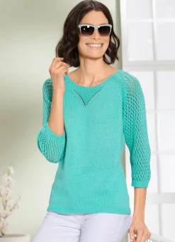 Pullover mit Ajourmuster