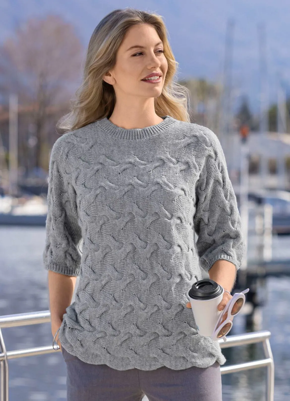 Pullover mit Alpaka