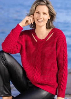 Pullover mit Cut-Outs