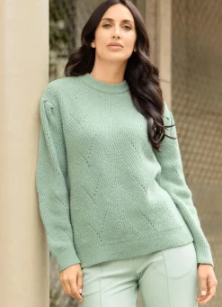 Pullover mit dekorativer Faltenlegung