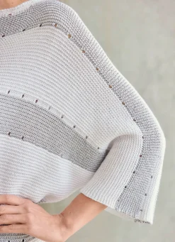 Pullover mit edlen Glitzerakzenten