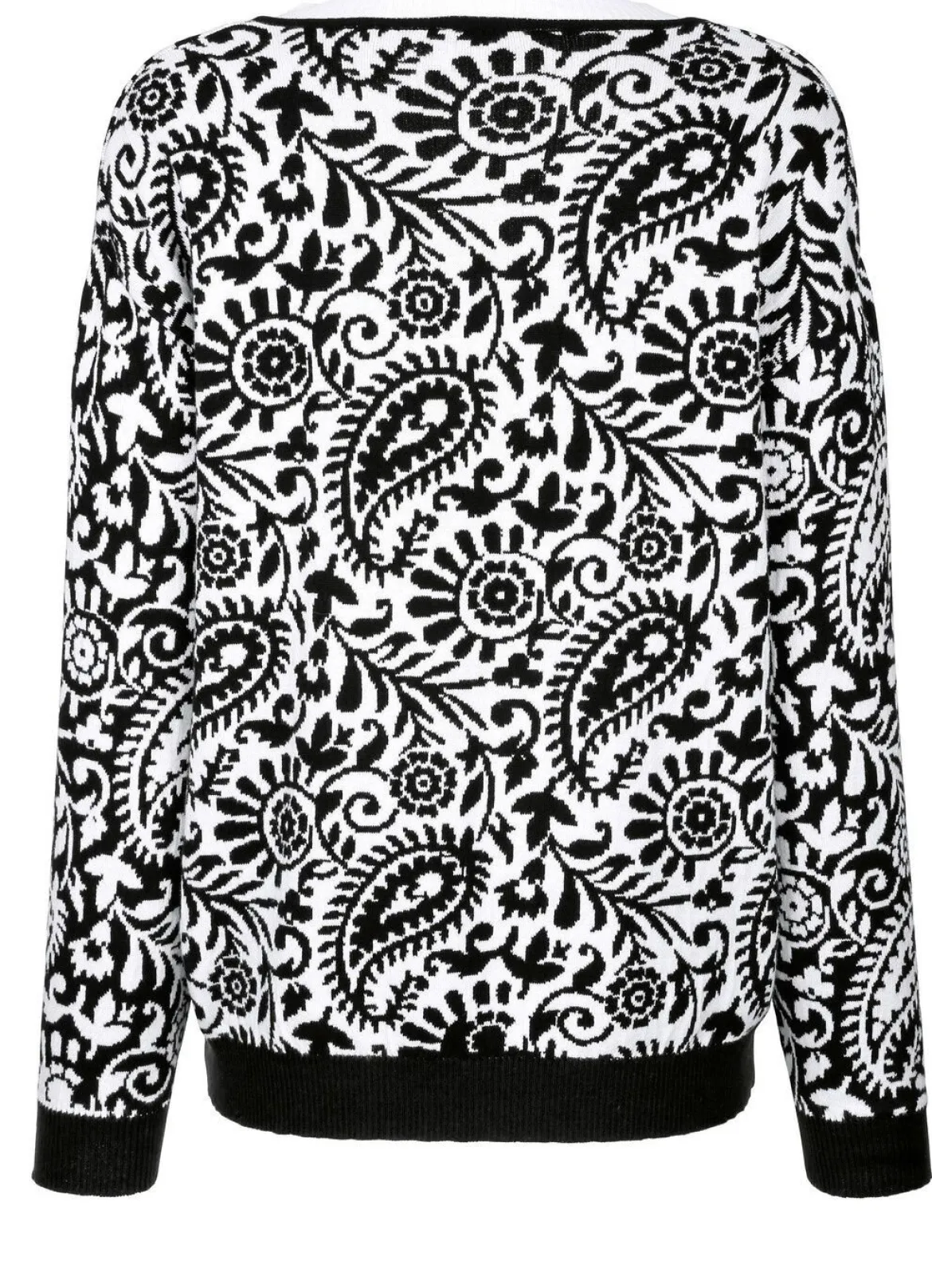 Pullover mit Kontrastabschlüssen