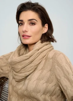 Pullover mit Loop und mit Kaschmir