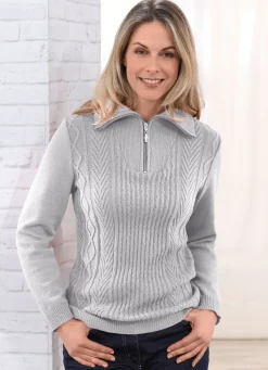 Pullover mit recycelter Baumwolle