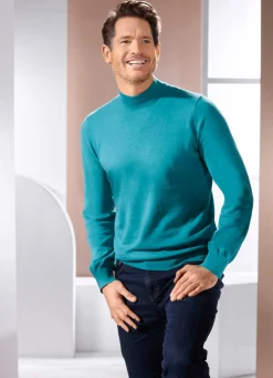 Pullover mit Stehkragen in 4 Farben