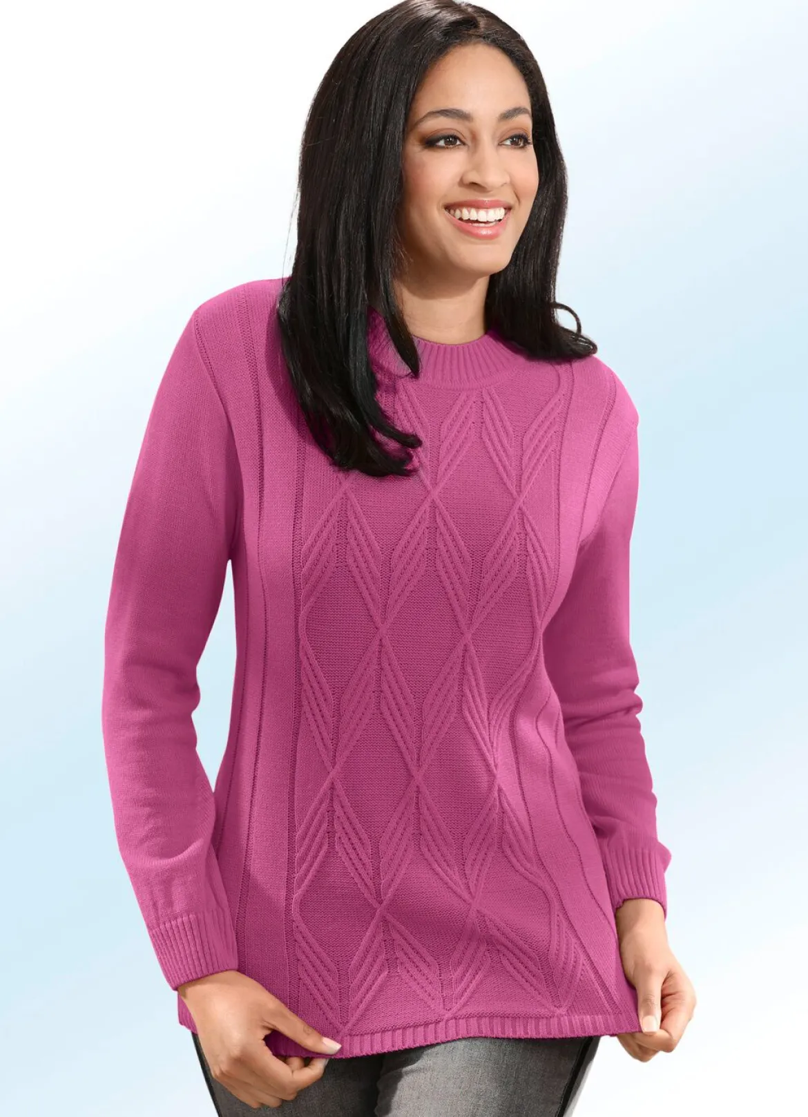 Pullover mit Strukturmix