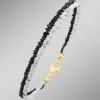 Raffiniertes Armband mit Roh-Diamanten in Hell- und Dunkelgrau