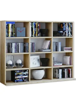 Regal aus Holzstruktur-Nachbildung