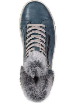 Remonte, gefütterte Damen-Boots, Winterschuhe, Weite G, mit herausnehmbarem Fußbett