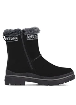 Remonte, gefütterte Damen-Stiefeletten, Winterschuhe, Weite G, mit Lammfell