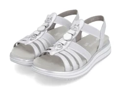 Remonte Riemchen-Sandale mit Metallschmuck
