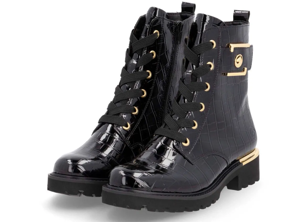 Remonte, stylische Damen-Stiefeletten, Winterschuhe, Weite G, mit herausnehmbarem Fußbett